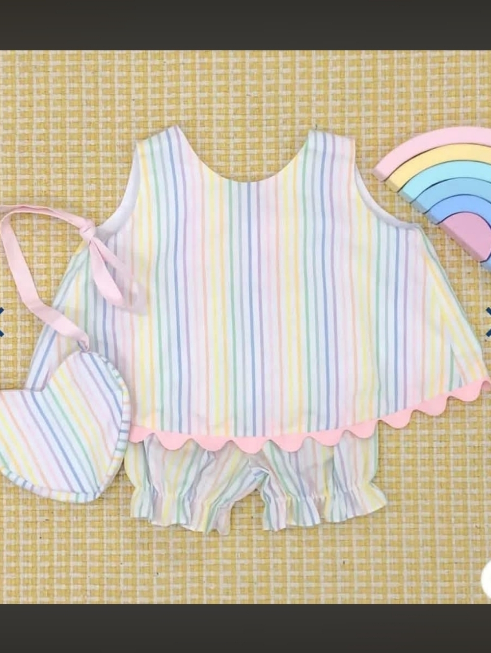 The Beaufort Bonnet Company Pastel Stripe Set